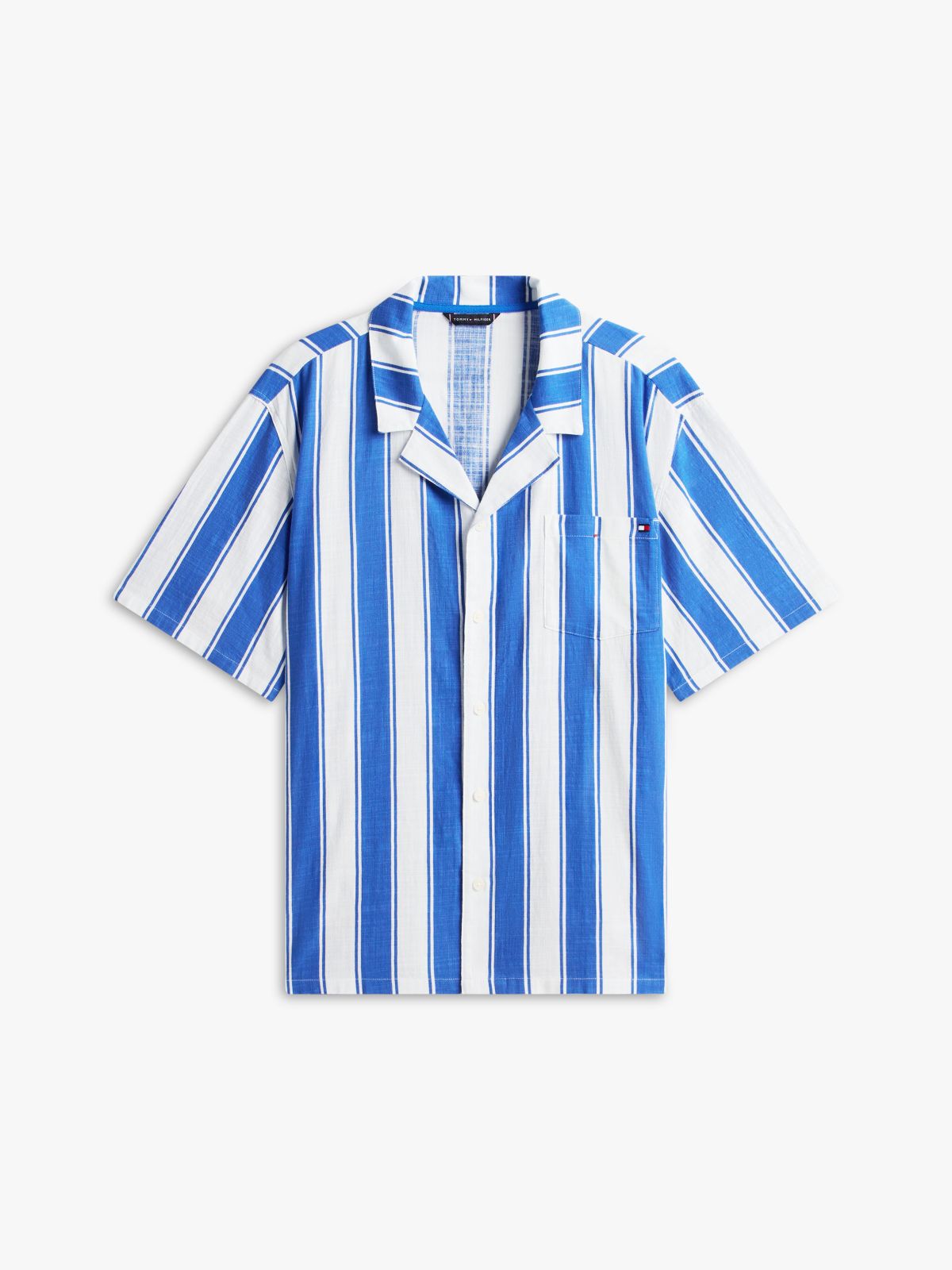 Lightweight Cabana Shirt — Blue Orbit/White Stripe