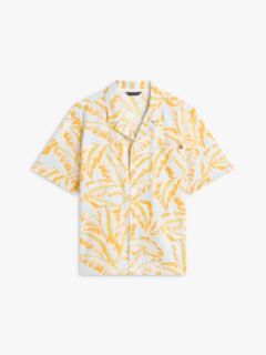 Lightweight Cabana Shirt — Vintage Banana Leaf Keepsake Blue 5