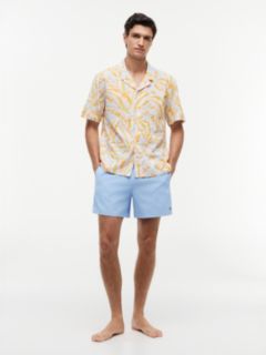 Lightweight Cabana Shirt — Vintage Banana Leaf Keepsake Blue 2
