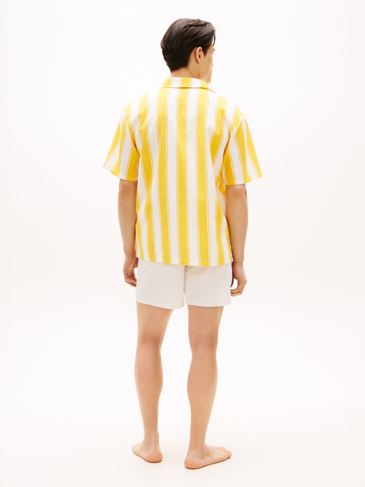 Lightweight Cabana Shirt — Summer Stripe Sunshower/White Stripe