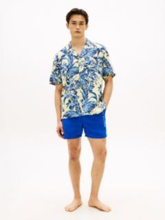 Lightweight Cabana Shirt — Vintage Tropical Floral Yellow Multi 3