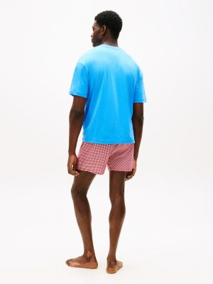 Мужские брюки Tommy Hilfiger T-Shirt & Woven Short Sleep Set — фото 4