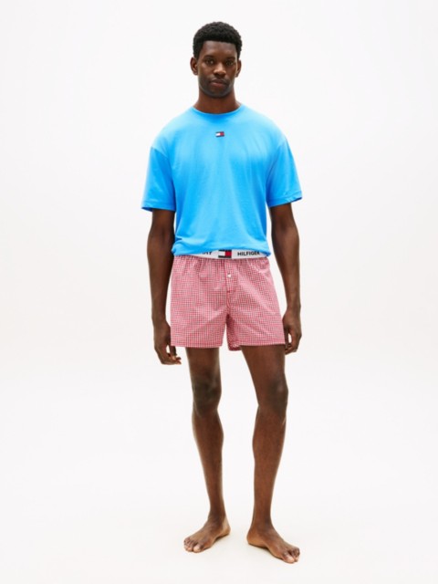 Мужские брюки Tommy Hilfiger T-Shirt & Woven Short Sleep Set