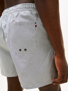 Striped 7" Swim Trunk — Navy 3