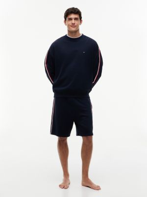 Мужские худи Tommy Hilfiger Signature Stripe Terry Lounge Sweatshirt — фото 2