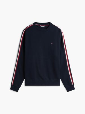 Мужские худи Tommy Hilfiger Signature Stripe Terry Lounge Sweatshirt — фото 5