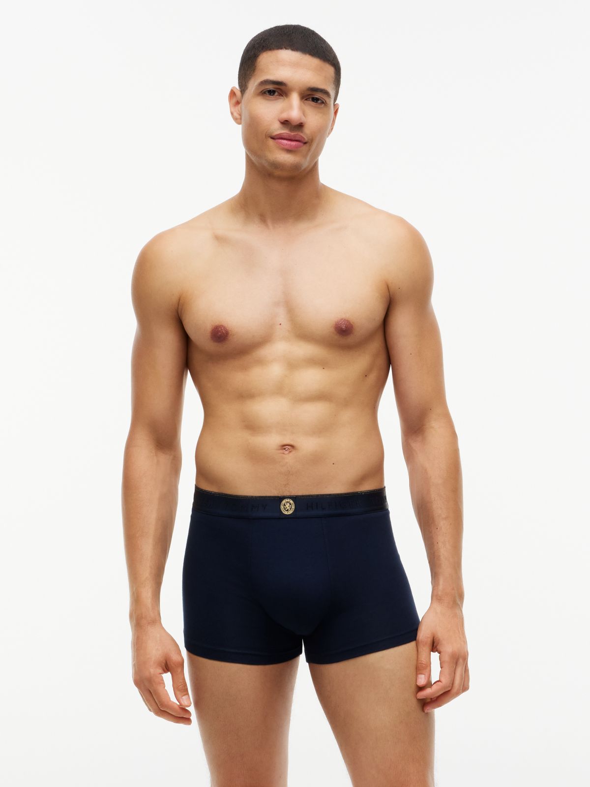 Crest Logo Wicking Trunk 3-Pack — Navy Blue/Nocturnal Green/Burgundy