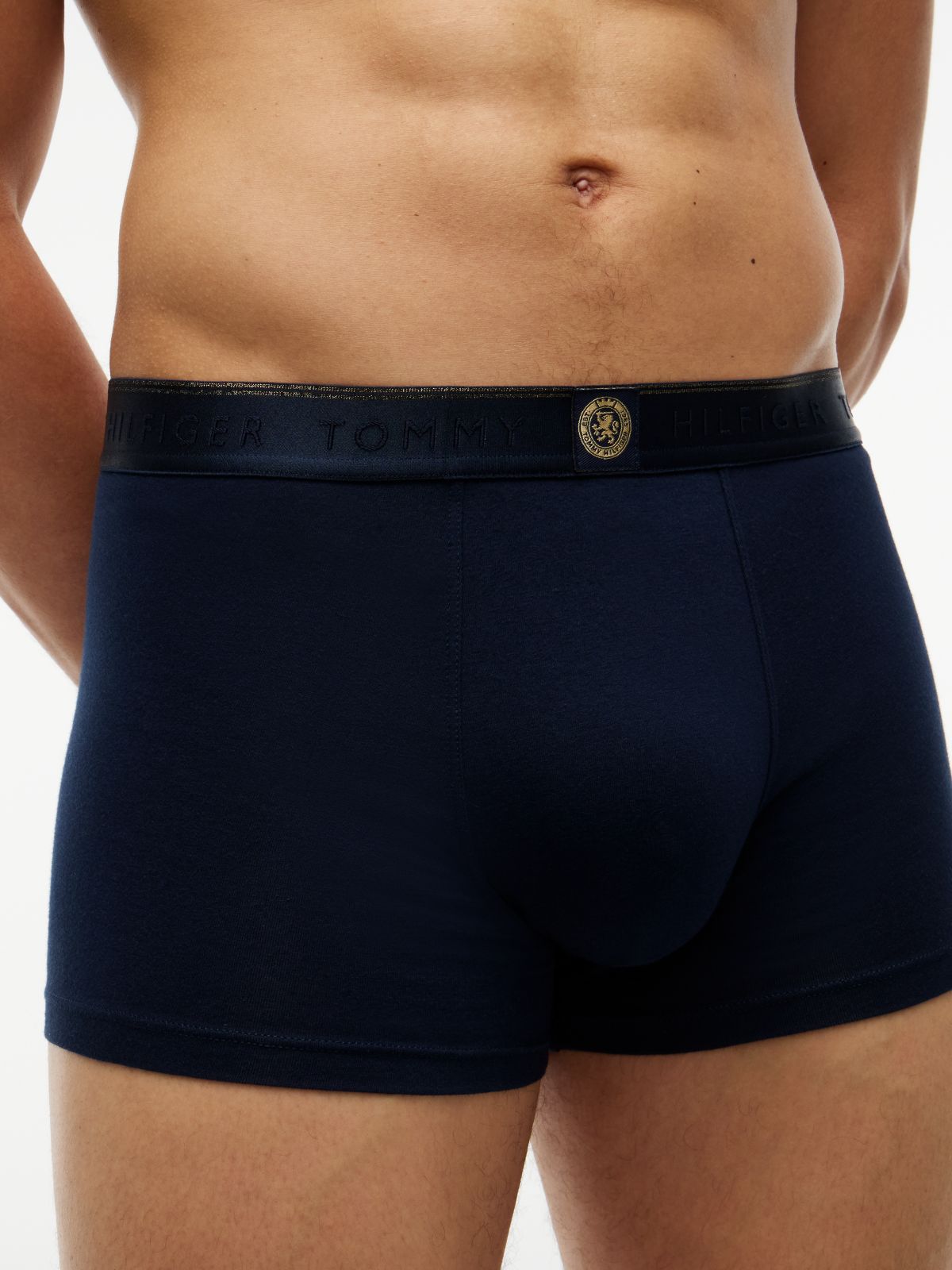 Crest Logo Wicking Trunk 3-Pack — Navy Blue/Nocturnal Green/Burgundy