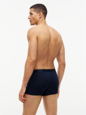 Бельё Crest Wicking для мужчин, с логотипом, 3 шт. — Tommy Hilfiger, цвет: Тёмно-синий / Зелёный — фото 5
