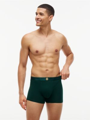 Бельё Crest Wicking для мужчин, с логотипом, 3 шт. — Tommy Hilfiger, цвет: Тёмно-синий / Зелёный — фото 7