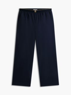 Crest Logo Dobby Shirt & Pant Sleep Set — Tonal Woven Stripe 6