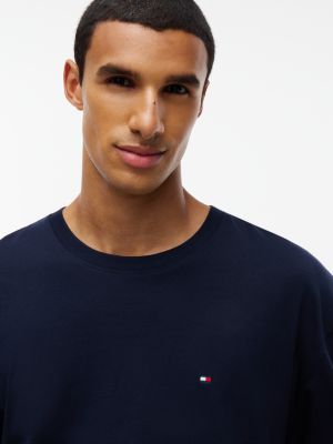 Пижамный комплект для мужчин, в полоску — Tommy Hilfiger, цвет: Тёмно-синий / Полосатый — фото 2