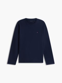 T-Shirt & Striped Pant Sleep Set — Dark Navy / Global Stripe Herringbone 5