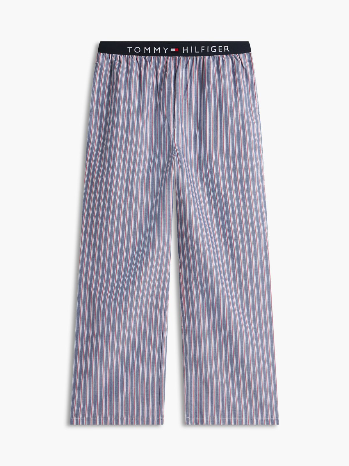 T-Shirt & Striped Pant Sleep Set — Dark Navy / Global Stripe Herringbone