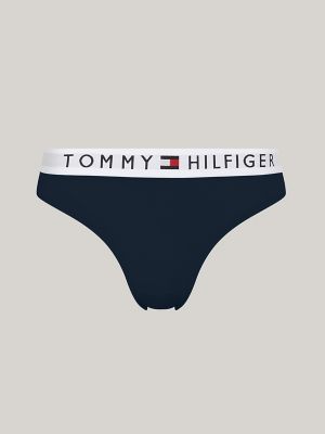 Tommy Hilfiger Womens Bikini Panties 2pr Size Medium Spell Out Thick Band  NWT