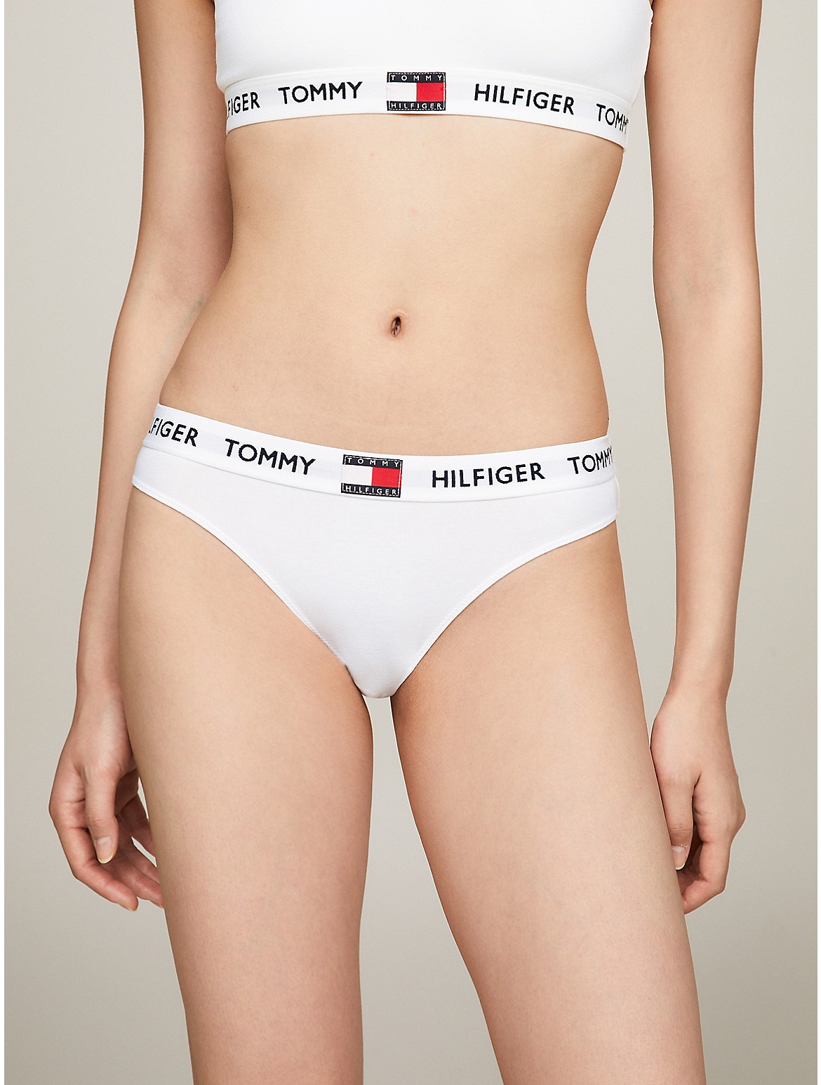 Tommy Hilfiger Women's Classic Bikini Brief - White - XS