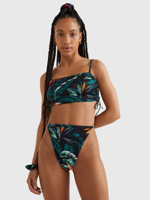 Tommy Hilfiger high waist bikini style brief in green