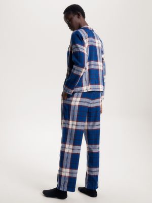 Tommy Hilfiger Hilfiger Plaid 3 Piece Pyjama Set - Belle Lingerie