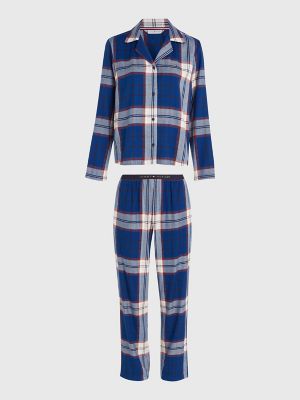 Tommy Hilfiger Hilfiger Plaid 3 Piece Pyjama Set - Belle Lingerie