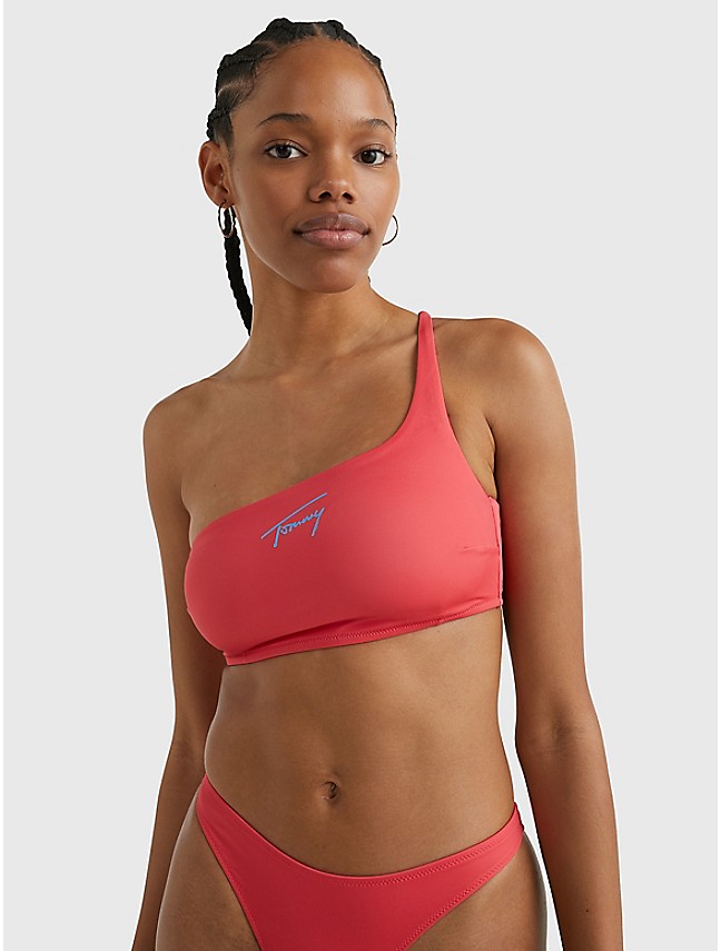 MSRP $78 Tommy Hilfiger Women's Standard Bandeau Bikini Top Navy Size S