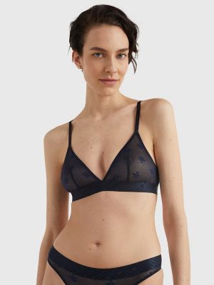 Tommy Hilfiger, Monogram Mesh Triangle Bra