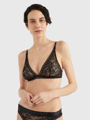 Scalloped Lace Triangle Bralette