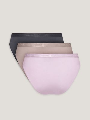 Everyday Luxe Bikini Panty 3-Pack, Light Pink / Cash Creme / Fossil