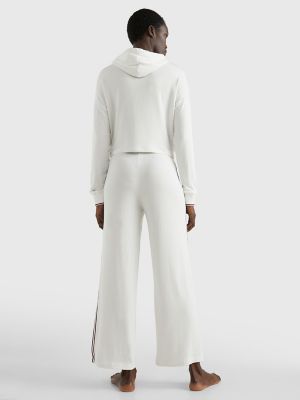 Logo Stripe Lounge Pant, Ecru