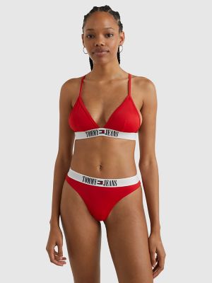 Tommy hilfiger logo outlet bikini