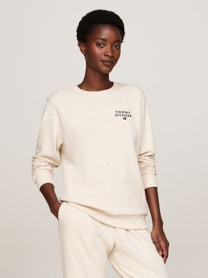 Solid Logo Lounge Top, Heathered Oat