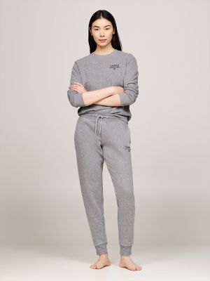 Solid Logo Lounge Top, Mid Grey Heather