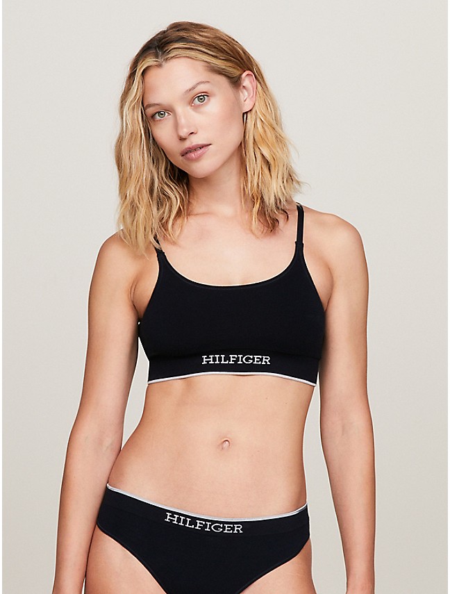 Tommy Hilfiger Seamless Contrast Bralette - Luminous Lilac - Utility Bear  Apparel & Accessories