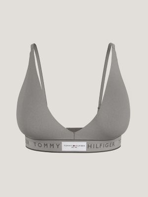 Tommy Logo Triangle Bralette