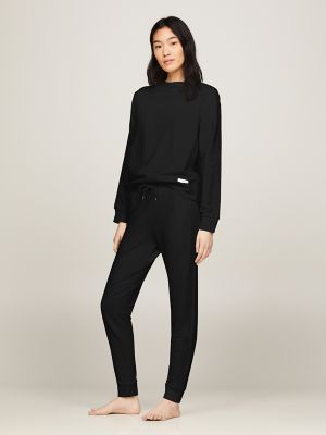 Solid Track Pant, Black