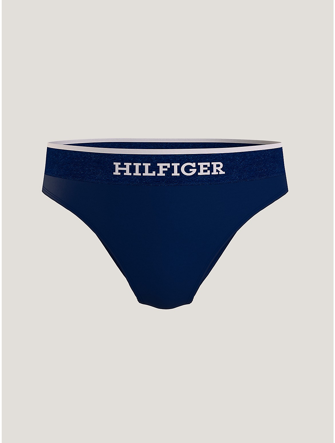 Tommy Hilfiger Women's Monotype Bikini - Blue - L