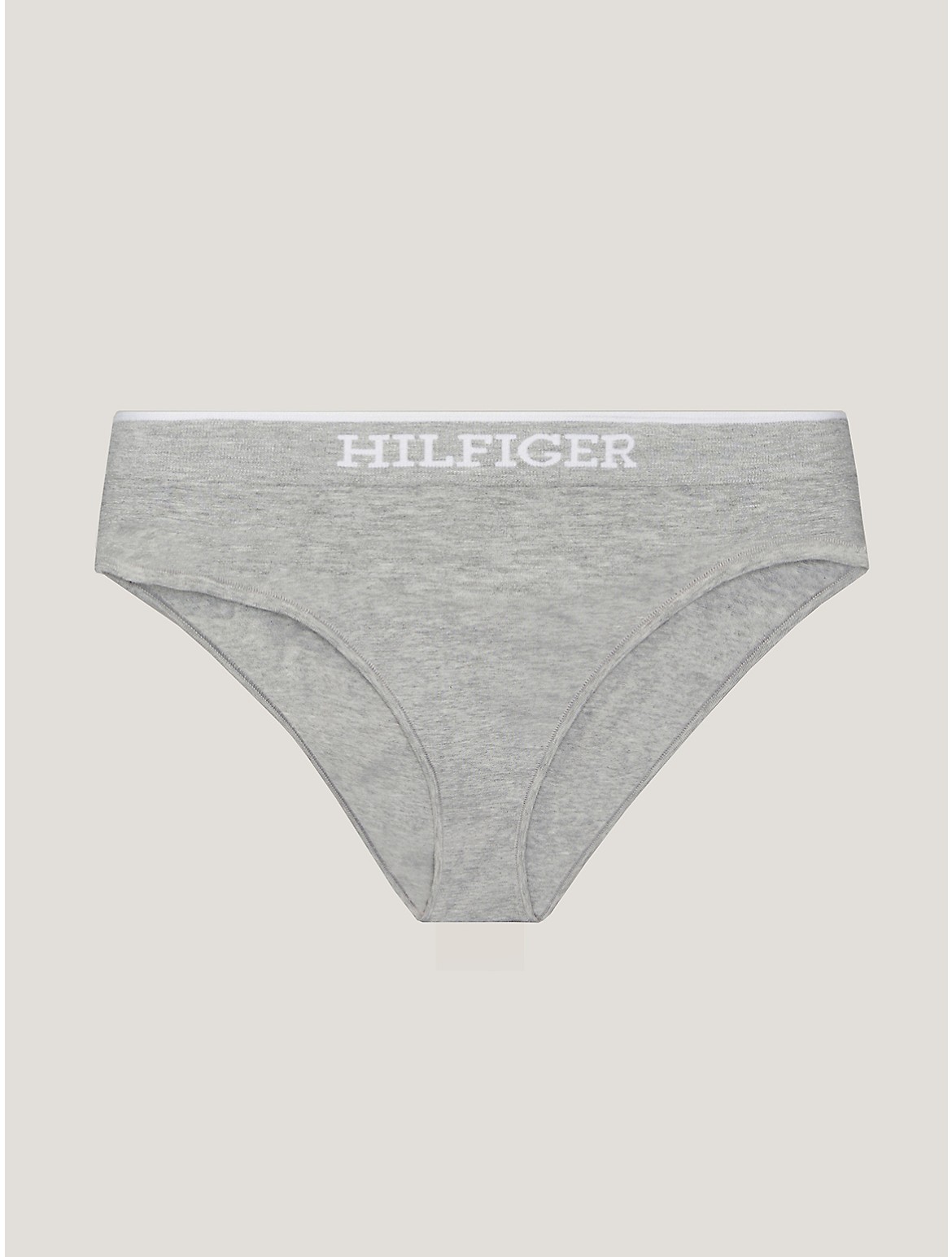 Tommy Hilfiger Women's Monotype Bikini - Grey - L