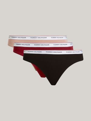 Tommy Hilfiger Women's 3 Pack Cotton Logo Bikini Underwear, Multipack,  Black, Small : : Clothing, Shoes & Accessories