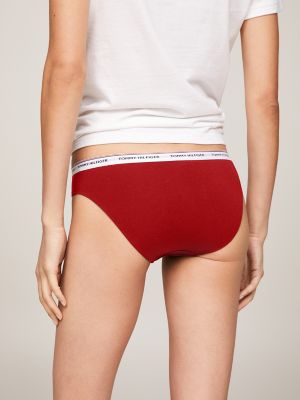 Трусы-бикини, с логотипом, 3 шт. — Tommy Hilfiger, цвет: Разноцветный — фото 3