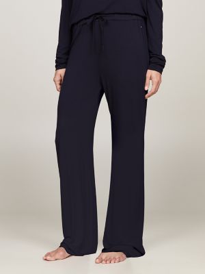 Wide-Leg Lounge Pant, Navy