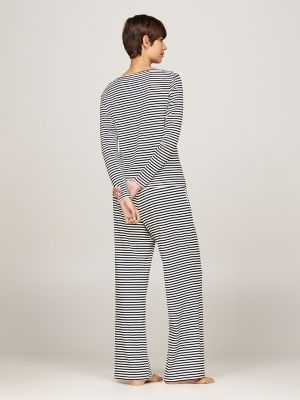 Stripe Top & Pant Pajama Set, Mini Bretton Stripe Navy