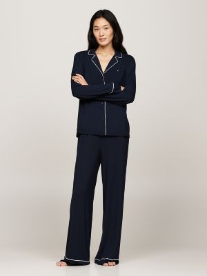 Navy pajama set sale