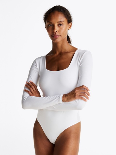 Боди Square-Neck, длинный рукав — Tommy Hilfiger