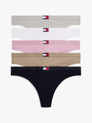 Flag Logo Thong 5-Pack, Multi