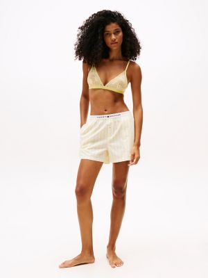 Lace Triangle Bra, Citronella