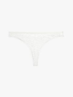 Repeat Logo Stretch-Cotton Thong — Warm Ice Grey Heather 5