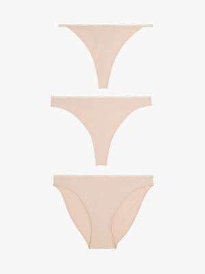Mixed-Shape Panty 3-Pack, Misty Blush