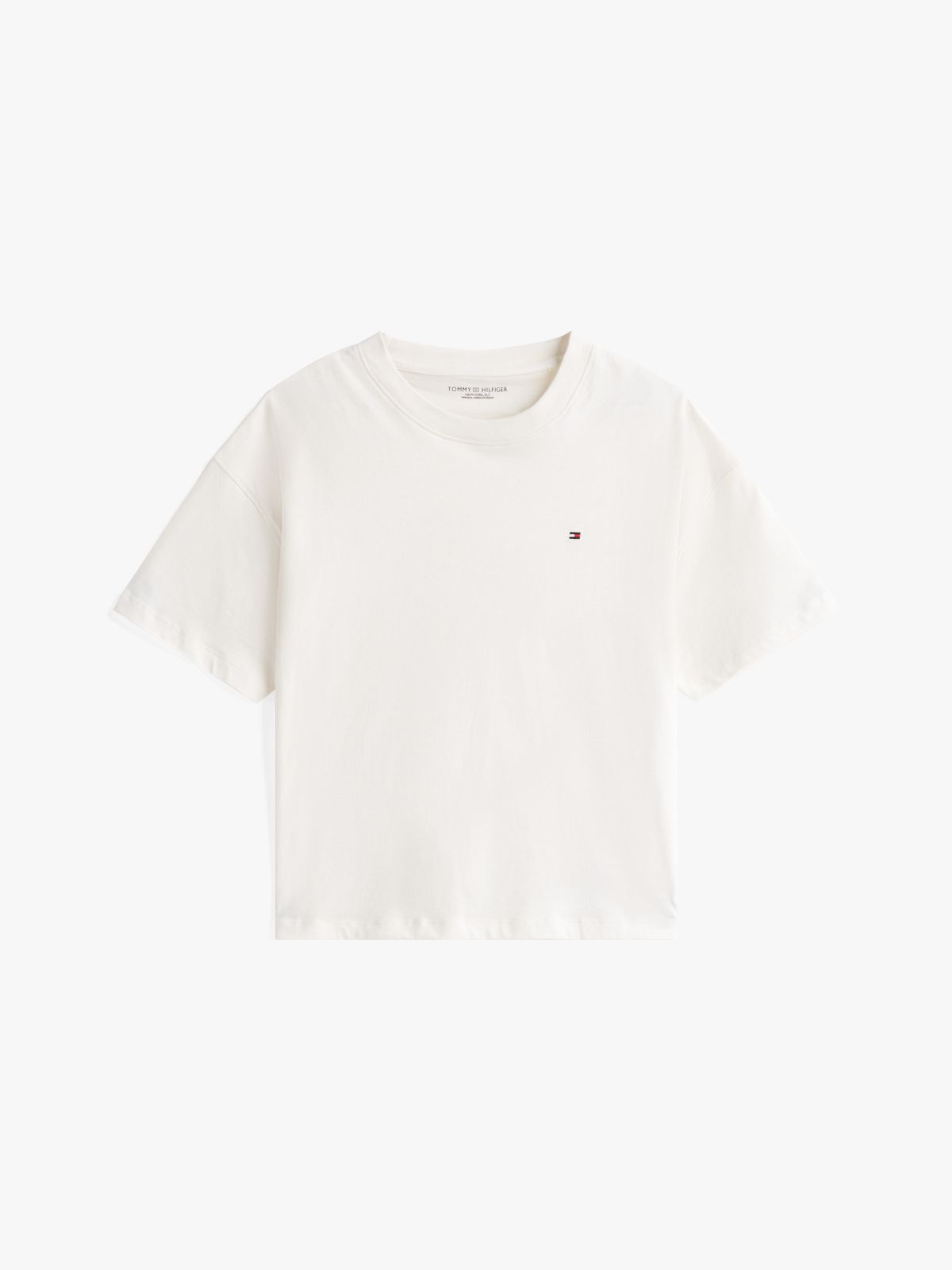 T-Shirt & Short Sleep Set — Ivory/Orange