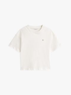 T-Shirt & Short Sleep Set — Ivory/Orange 5