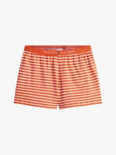 T-Shirt & Short Sleep Set — Ivory/Orange 6