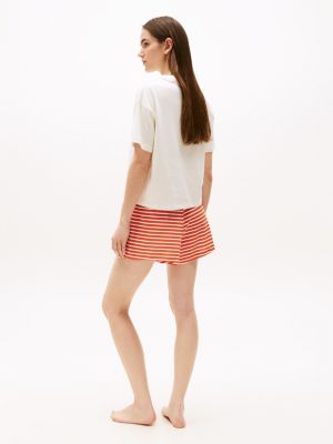 Женские брюки Tommy Hilfiger T-Shirt & Short Sleep Set — фото 4